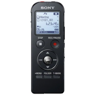 Цифровой Диктофон Sony ICDUX533B.CE7 4Gb Black Mic SP MP3 microSD miniUSB ААА