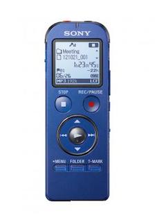 Цифровой Диктофон Sony ICDUX533L.CE7 4Gb Blue Mic SP MP3 microSD miniUSB ААА