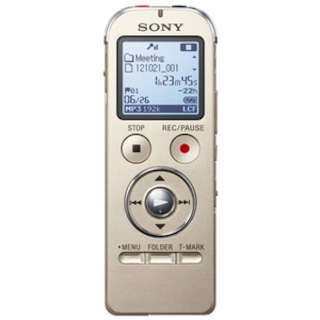 Цифровой Диктофон Sony ICDUX533N.CE7 4Gb Gold Mic SP MP3 microSD miniUSB ААА