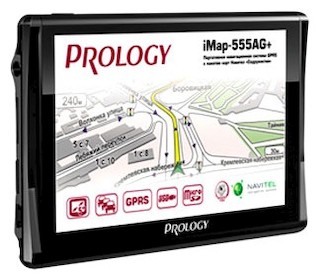 Навигатор Автомобильный GPS Prology iMAP-555AG 5" 480x272 4Gb microSD черный Navitel