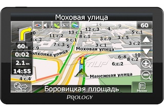 Навигатор Автомобильный GPS Prology iMAP-554AG 5" 800x480 4Gb microSD FM-Transmitter черный Navitel