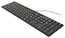 Клавиатура BTC 6310U-BL USB, черная, мини, ультратонкая, 4 доп.клавиш