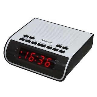 Радиобудильник Rolsen CR-100W белый