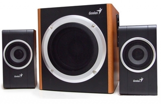 Колонки деревянные Genius SW-HF 2.1 1200W (RMS 30W) цвет Cherry