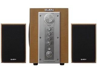 Колонки Sven MS-960 (20W+2 *15RMS) дерево