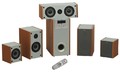 Колонки Sven IHOO T100 wood 5.1 5x20Вт+50Вт RMS 150Вт ПДУ FM-tuner дерево