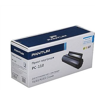 Тонер Картридж Pantum PC-110 черный for P2000/P2050 (1500стр.)