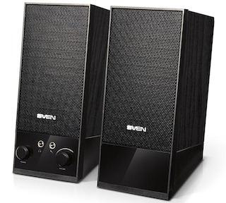 Колонки Sven SPS-604 (2.0) черный 4W