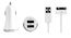 Автомобильное зарядное устройство Deppa 2,1A + Apple 30-pin cable белый (11205)