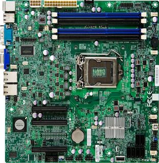 Материнская плата SuperMicro MBD-X9SCL-O Socket-1155 Intel C202 DDR3 mATX GbLAN SATA2 RAID VGA