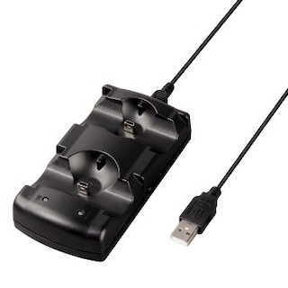 Зарядное устройство Hama H-51852 для контроллеров PS3 USB черный