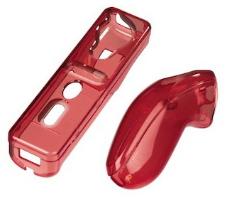 Футляр Hama для пульта ду/контроллера Nintendo Wii красный (H-52108)