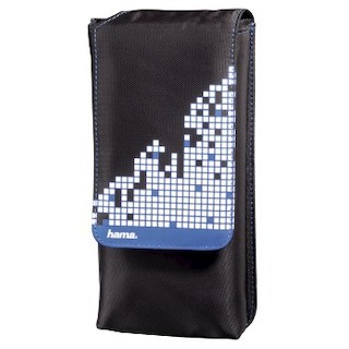 Чехол Hama H-114162 Pixel Smash для Playstation Vita шейный шнурок полиэстер черный/синий