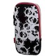 Чехол Hama H-114168 Splashing Bone для Playstation Vita на молнии иск. кож дизайн-черепа черн/серый