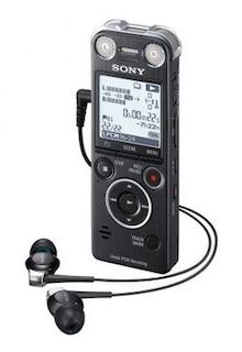 Цифровой Диктофон Sony ICDSX1000.CE7 16Gb Black MP3 microSD
