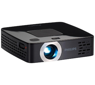 Проектор PHILIPS PicoPix PPX3610 DLP LED 854x480 100 ANSI 1000:1  Lamp:30000 hrs 4Gb USB