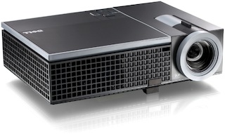 Проектор DELL 1510X 1x0.55" DLPDarkchip3, 1024x768, 3500 ANSI, 2100:1, Auto +/-40°, 32Db, 1,60-1,92:1, 8W, Lamp:4000 hrs, 2,36 kg. 6s CW, RJ-45, HDMI