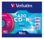Диск CD-R Verbatim 700Mb 52x DataLife+ Slim Color (10шт) 43308
