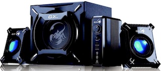 Акустическая система Genius SW-G2.1 2000 (2.1) черный 50W