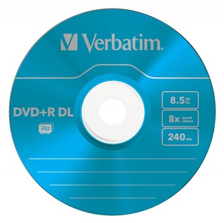 Диск DVD+R Verbatim 8.5Gb DL 8x colour surface Slim Case (5шт) 43682