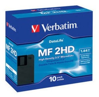 Дискеты Verbatim 1.44Mb Carton Box DataLife (10шт) 87410