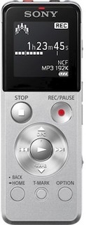 Цифровой Диктофон Sony ICDUX543S.CE7 4Gb Silver Mic SP MP3 microSD miniUSB ААА