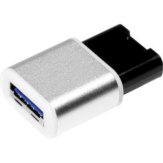 Флеш Диск Verbatim 64Gb Mini Metal 49841 USB3.0 серебристый