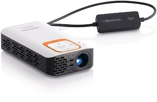 Проектор PHILIPS PicoPix PPX2340 DLP 640x360 40 ANSI 1000:1 1W Lamp:30000 hrs USB