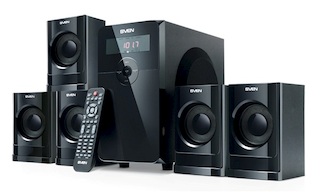 Колонки Sven HT-200 (5.1) черный 80W