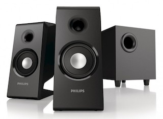 Колонки Philips SPA2335/12 (2.1) черный 28W