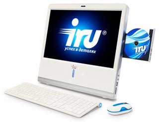 Моноблок iRU AIO 105 19" Atom 330/2Gb/320G/NVIDIA GF9400/DVD-RW/BT/Wi-Fi/CR/Cam/white