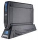 Внешний бокс для HDD AgeStar SCB3A7 USB2.0+e-SATA to 3.5" SATA HDD.OTB.colling fan.LCD.Black