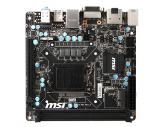 Материнская плата MSI B85I Socket-1150 Intel B85 DDR3 mini-ITX AC`97 8ch(7.1) GbLAN SATA3 VGA+DVI+HDMI