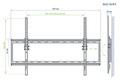 Кронштейн Kromax IDEAL-2 темно-серый 32"-70" макс.50кг настенный наклон