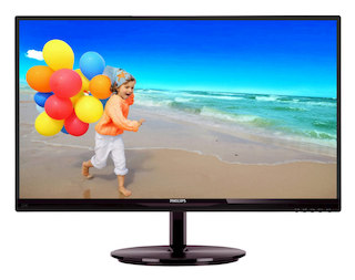 Монитор Philips 21.5" 224E5QHSB (00/01) Black IPS LED 5ms 16:9 HDMI 20M:1 250cd MHL