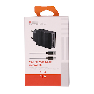 Зарядное устройство Interstep 1A+1A (IS-TC-MICRO2KRT-000B201)