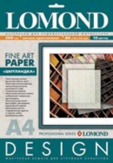 Бумага Lomond A4 200г/м2 10л.,глянцевая «Шотландка» (0922041)