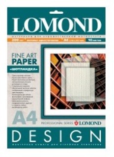 Бумага Lomond A4 200г/м2 10л.,матовая «Шотландка» (0921041)