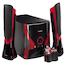 Колонки Hama Q-900 black/red 2.1