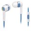 Наушники с микрофоном Philips SHE7055AR/00 белый/голубой 1.2м