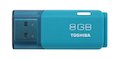 Флеш Диск Toshiba 8Gb TransMemory Hayabusa THNU08HAYAQUA(BL5 USB2.0 голубой