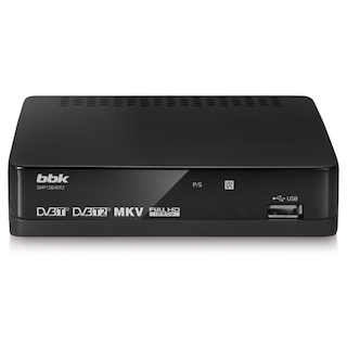 Ресивер DVB-T2 BBK SMP136HDT2 темно-серый