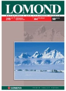 Бумага Lomond A4 215г/м2 50л.,глянцевая (0102057)