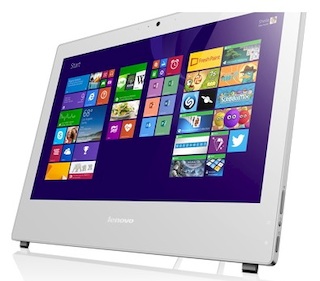 Моноблок Lenovo S40-40 21.5" FHD i5 4460s/4Gb/500Gb/DVDRW/MCR/W8.1Prodng/WiFi/white 1920*1080/Web/клавиатура/мышь