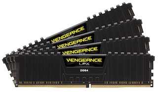 Память DDR4 4x4Gb 2666MHz Corsair (CMK32GX4M4A2666C16) unbuffered Ret