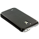 Чехол для Samsung Galaxy S4 Glossy Logo Case кожа черный матовый Onzo 1111525 (книжка)