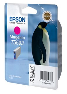 Картридж струйный Epson C13T55934010 пурпурный для RX700