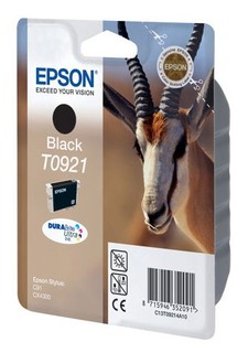 Струйный картридж Epson C13T10814A10 T0921 черный для C91/CX4300 (замена C13T09214A)