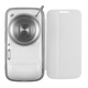 Чехол для Samsung Galaxy S4 Zoom белый Samsung EF-GGS10FWEG (книжка)