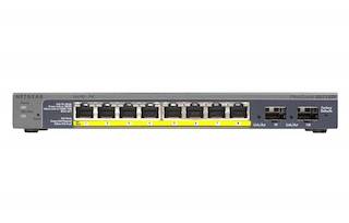 Коммутатор NetGear GS110TP-200EUS 8-портов 10/100/1000BASE-T PoE+/SFP